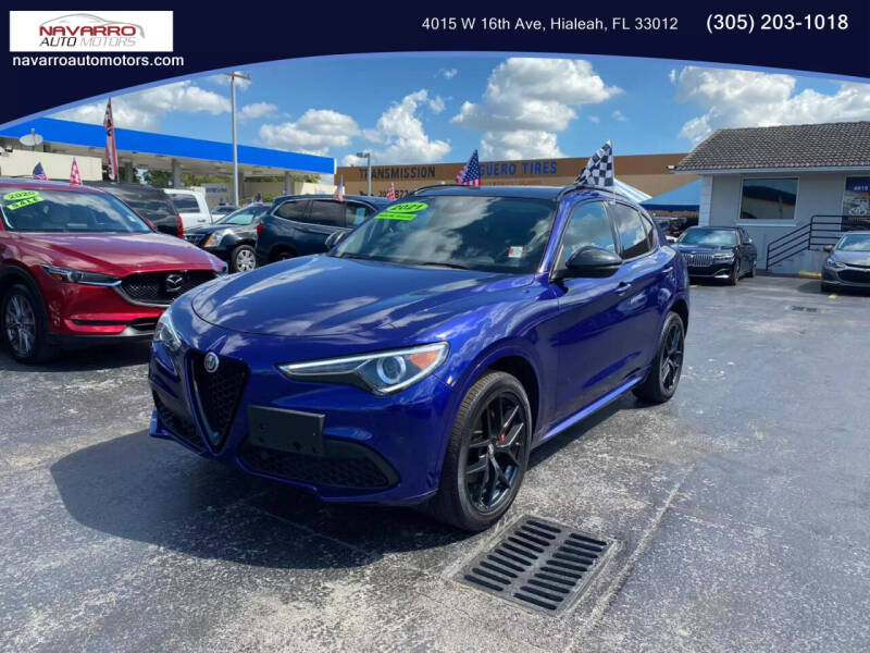 2021 Alfa Romeo Stelvio for sale at Navarro Auto Motors in Hialeah FL