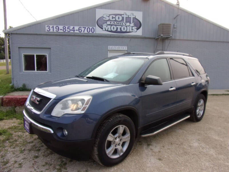 2012 GMC Acadia for sale at SCOTT FAMILY MOTORS in Springville IA