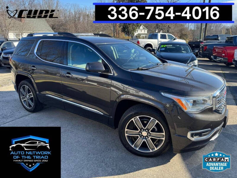 2017 GMC Acadia for sale at Auto Network of the Triad in Walkertown NC