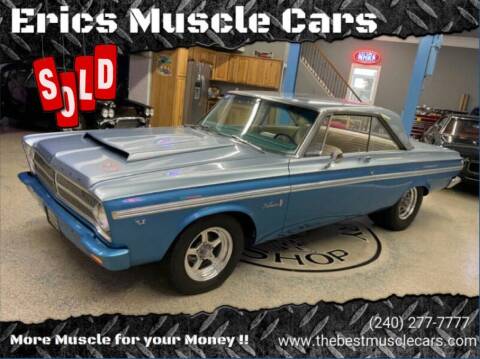 1965 Plymouth Belvedere for sale at Eric's Muscle Cars in Clarksburg MD