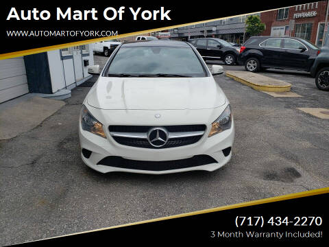 2015 Mercedes-Benz CLA for sale at Auto Mart Of York in York PA