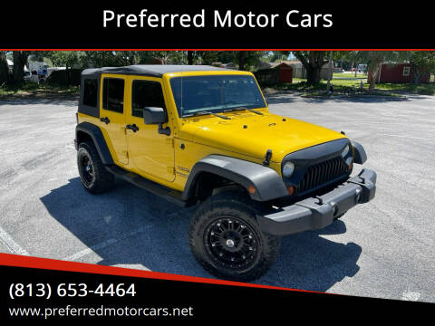 2011 Jeep Wrangler Unlimited for sale at Preferred Motor Cars in Valrico FL