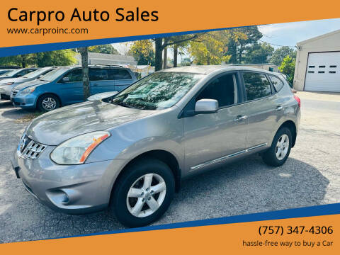 2013 Nissan Rogue for sale at Carpro Auto Sales in Chesapeake VA