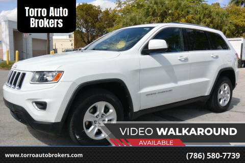 2015 Jeep Grand Cherokee for sale at Torro Auto Brokers in Miami FL