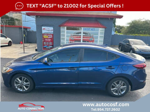 2017 Hyundai Elantra for sale at Auto Connection of South Florida in Hollywood FL