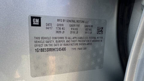 2017 Chevrolet Cruze LT Auto