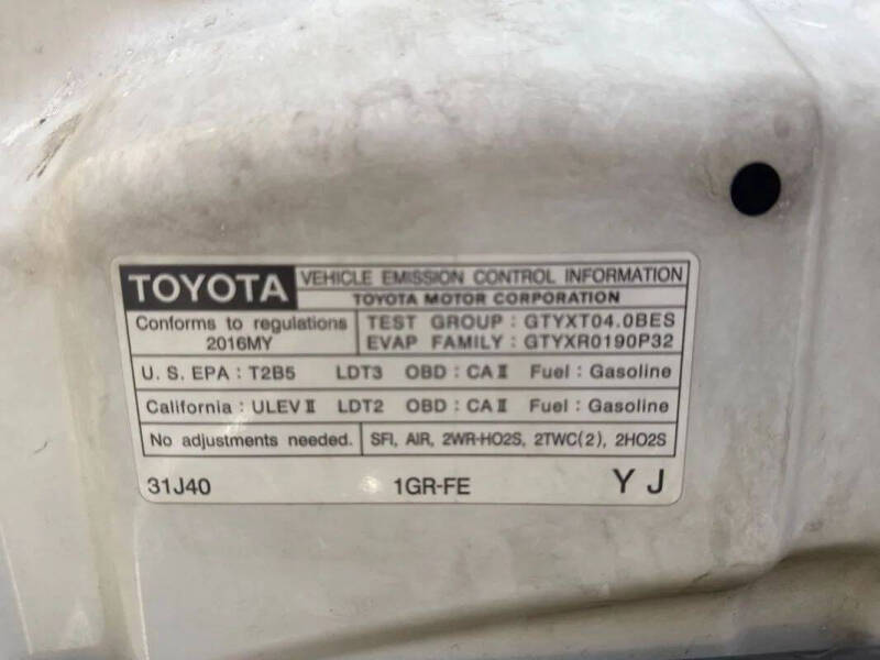 2016 Toyota 4Runner SR5