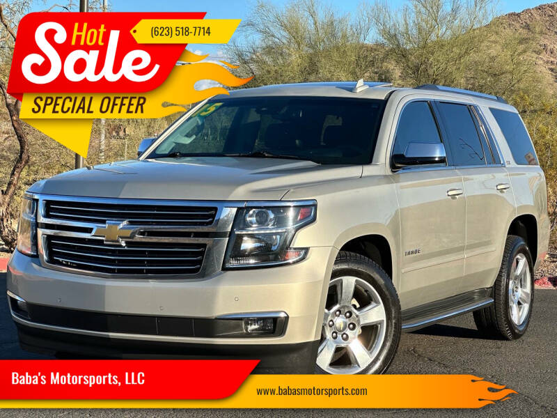 2015 Chevrolet Tahoe for sale at Baba's Motorsports, LLC in Phoenix AZ