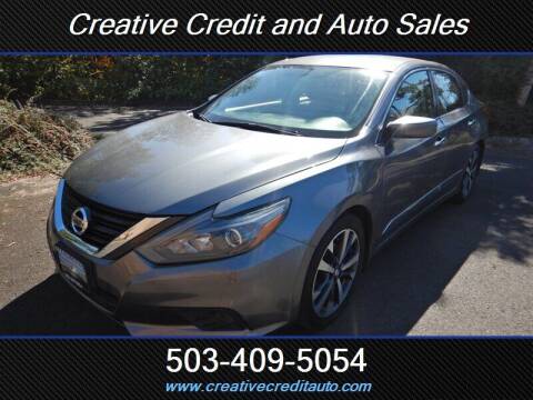2016 Nissan Altima for sale at Creative Credit & Auto Sales in Salem OR