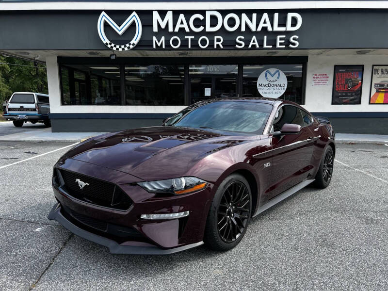 2018 Ford Mustang for sale at MacDonald Motor Sales in High Point NC