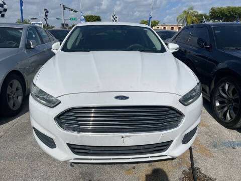 2013 Ford Fusion for sale at America Auto Wholesale Inc in Miami FL