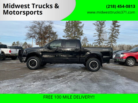 2008 Ford F-150 for sale at Midwest Trucks & Motorsports in Merrifield MN