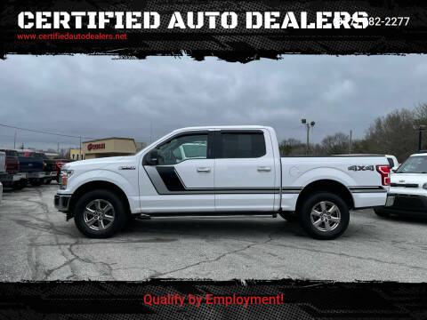 2018 Ford F-150 for sale at CERTIFIED AUTO DEALERS in Greenwood IN