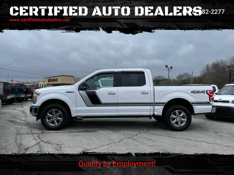 2018 Ford F-150 for sale at CERTIFIED AUTO DEALERS in Greenwood IN