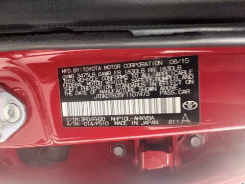 2015 Toyota Prius c One
