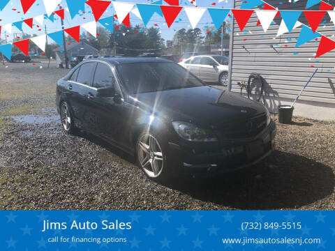 2013 Mercedes-Benz C-Class for sale at Jims Auto Sales in Lakehurst NJ