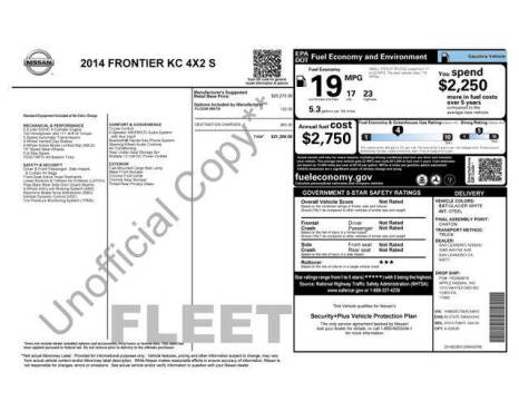 2014 Nissan Frontier S