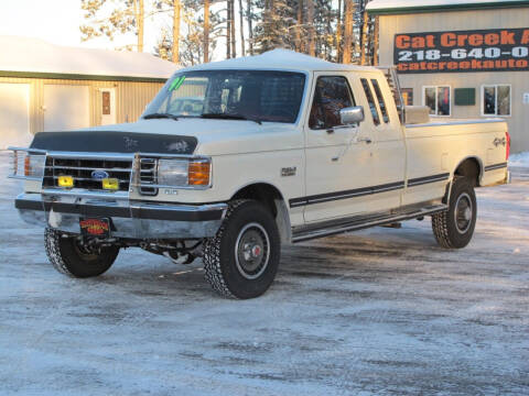 1991 Ford F-250 for sale at CAT CREEK AUTO in Menahga MN