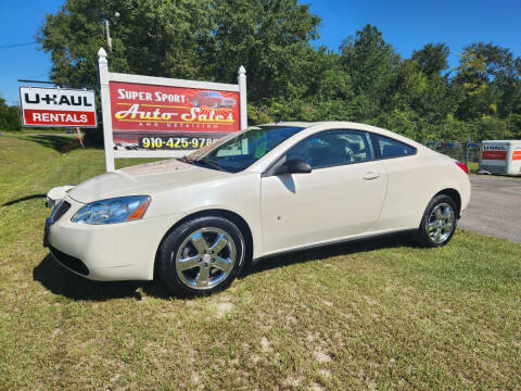 2009 Pontiac G6 for sale at Super Sport Auto Sales in Hope Mills NC