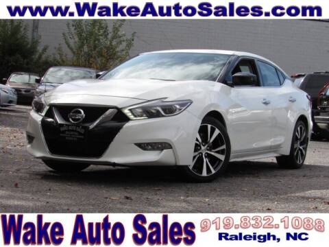 2017 Nissan Maxima for sale at Wake Auto Sales Inc in Raleigh NC
