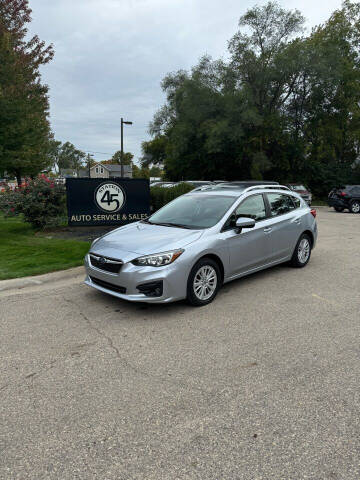 2018 Subaru Impreza for sale at Station 45 AUTO REPAIR AND AUTO SALES in Allendale MI