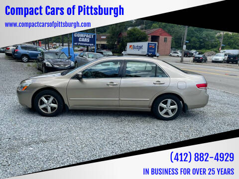 2004 Honda Accord for sale at Compact Cars of Pittsburgh in Pittsburgh PA