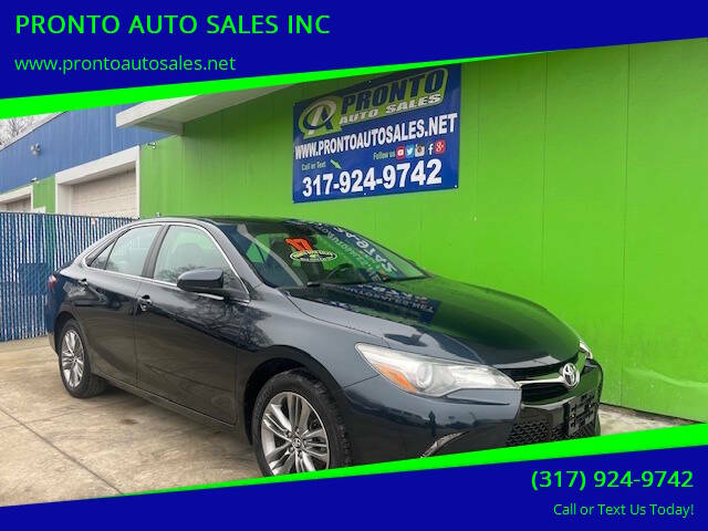 2017 Toyota Camry for sale at PRONTO AUTO SALES INC in Indianapolis IN