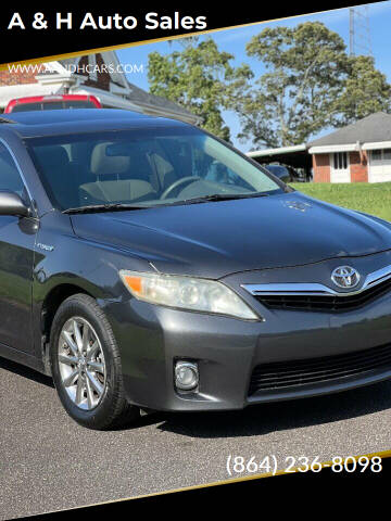 2010 Toyota Camry Hybrid for sale at A & H Auto Sales in Greenville SC