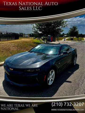 2016 Chevrolet Camaro for sale at Texas National Auto Sales LLC in San Antonio TX