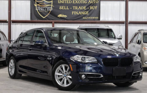 2016 BMW 5 Series for sale at United Exotic Auto in Houston TX