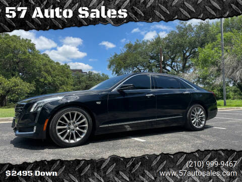 2018 Cadillac CT6 for sale at 57 Auto Sales in San Antonio TX