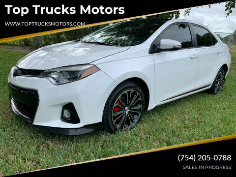 2016 Toyota Corolla for sale at Top Trucks Motors in Pompano Beach FL