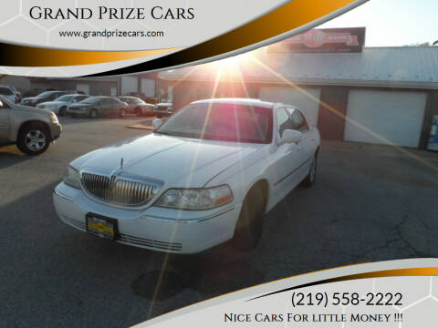 2011 Lincoln Town Car for sale at Grand Prize Cars in Cedar Lake IN