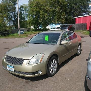 2004 Nissan Maxima for sale at WB Auto Sales LLC in Barnum MN