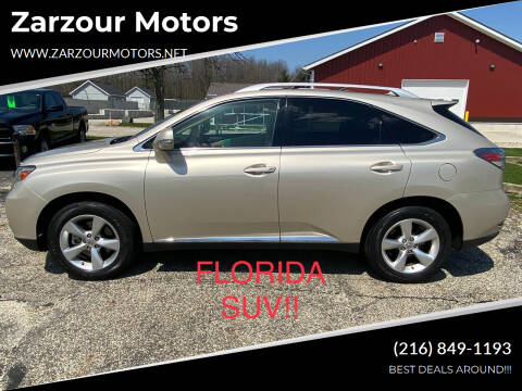 2012 Lexus RX 350 for sale at Zarzour Motors in Chesterland OH