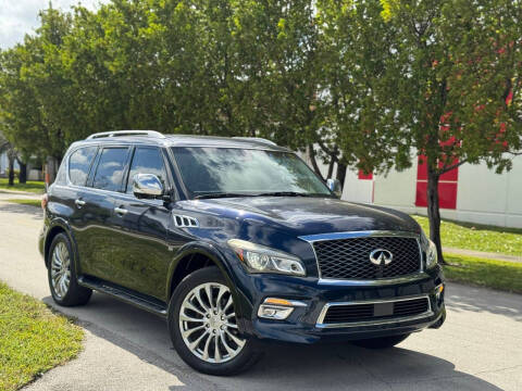 2016 Infiniti QX80 for sale at HIGH PERFORMANCE MOTORS in Hollywood FL