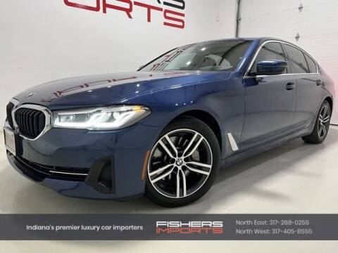 2021 BMW 5 Series for sale at Fishers Imports in Fishers IN