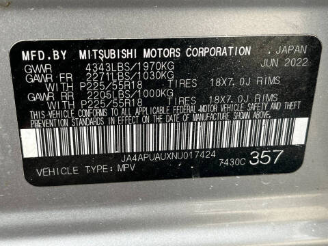 2022 Mitsubishi Outlander Sport ES