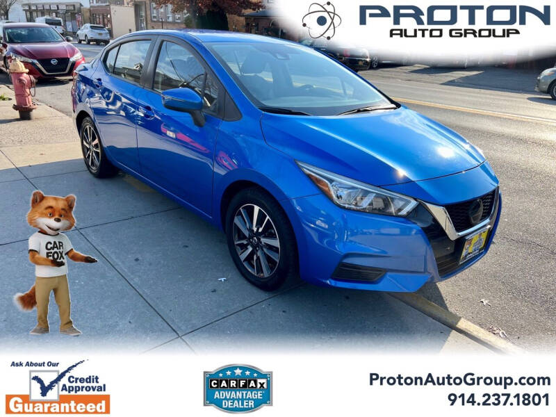 2021 Nissan Versa for sale at Proton Auto Group in Yonkers NY