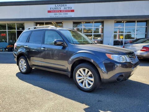 2013 Subaru Forester for sale at Landes Family Auto Sales in Attleboro MA