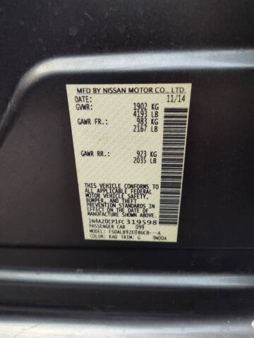 2015 Nissan LEAF S