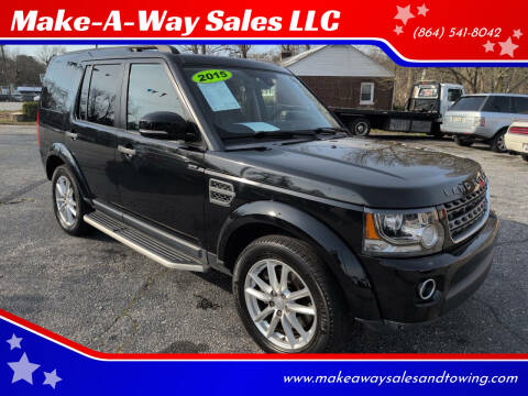 2015 Land Rover LR4 for sale at Make-A-Way Sales LLC in Spartanburg SC