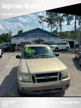 2002 Ford Explorer Sport Trac for sale at Supreme Motors in Leesburg FL