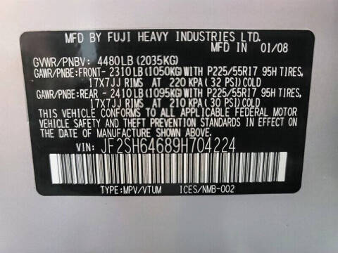 2009 Subaru Forester 2.5 X Limited