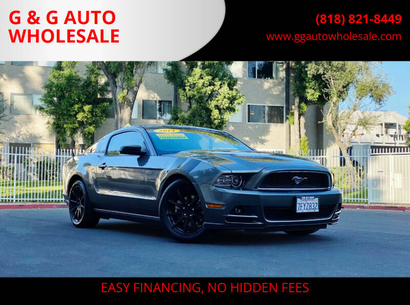 2014 Ford Mustang for sale at G & G AUTO WHOLESALE in North Hollywood CA