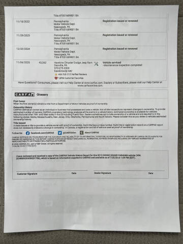 2012 Dodge Grand Caravan SXT