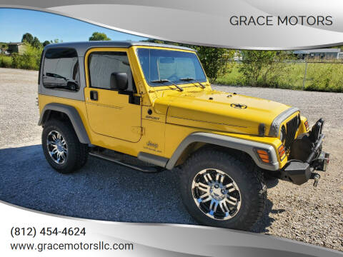 2004 Jeep Wrangler for sale at Grace Motors in Evansville IN