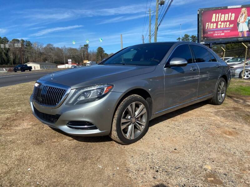 2014 Mercedes-Benz S-Class for sale at Atlanta Fine Cars in Jonesboro GA