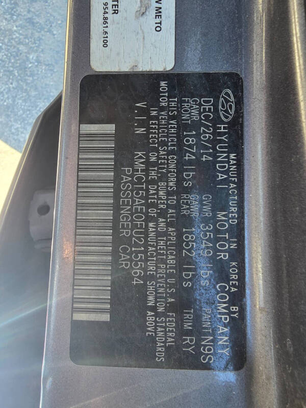 2015 Hyundai Accent GS