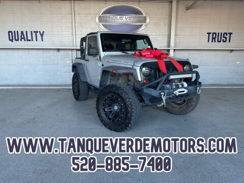 2012 Jeep Wrangler for sale at TANQUE VERDE MOTORS in Tucson AZ